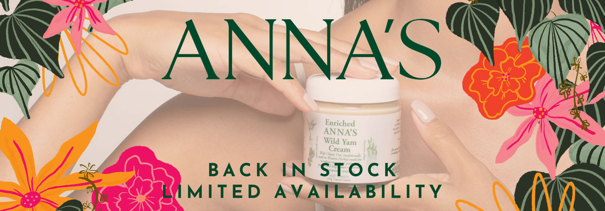 Anna's Wild Yam Cream Back In Stock