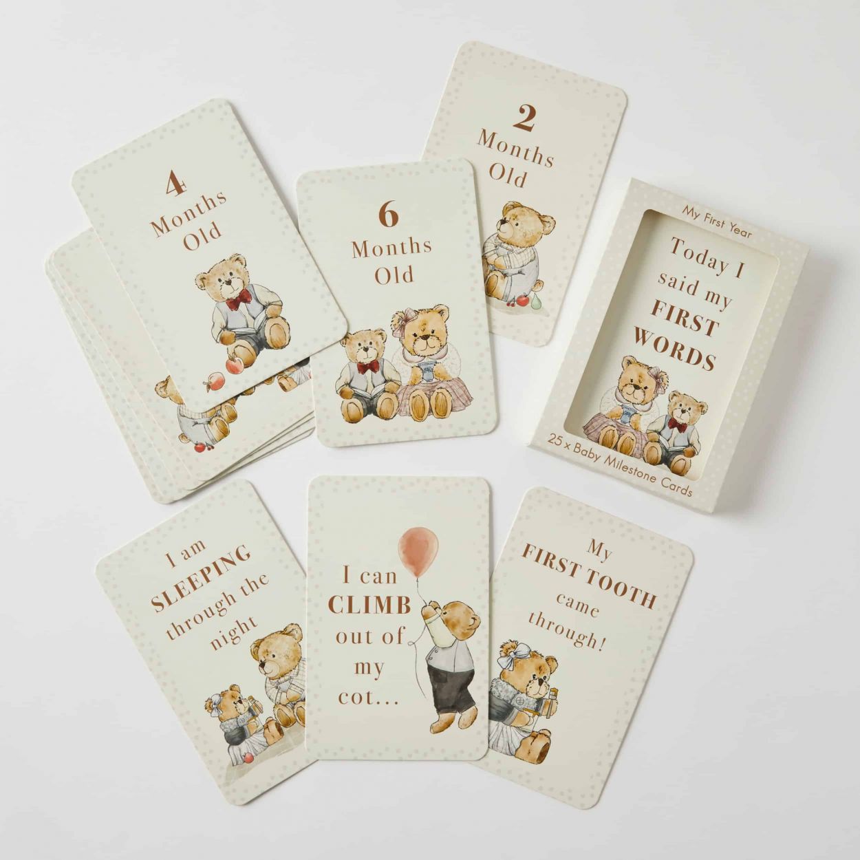 Next baby sales milestone cards