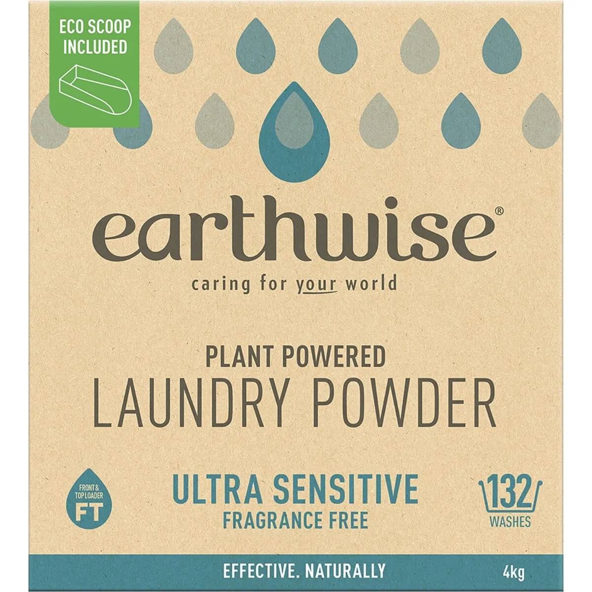 Laundry Powder - Fragrance Free - 4kg - Earthwise